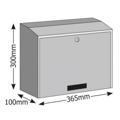 Γραμματοκιβώτιο Μπολώνια 806 σε Ιnox