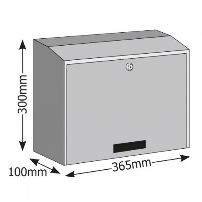 Γραμματοκιβώτιο Μπολώνια 806 σε Λευκό