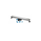 Κανάλι ντουζ με αναστρεφόμενη σχάρα ανοξείδωτο πλαίσιο και ΜόνωσηTema 93736-1 60cm