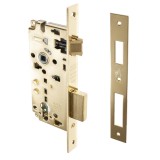 Κλειδαριά Εξώπορτας Κυλίνδρου Τετράγωνη με κέντρο 45-85mm Χρυσή AGB F22 Sicurezza