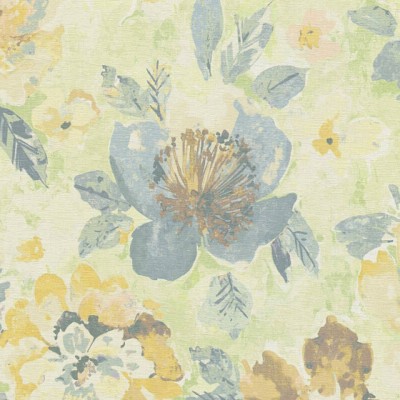 Tαπετσαρία Τοίχου A.S. Creation «Aquarell Dreams» 0.53x10.05m «Floral, Blue, Green, Yellow» 396073