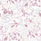 Tαπετσαρία Τοίχου A.S. Creation «Aquarell Dreams» 0.53x8.80m «Floral, Beige, Pink, Purple» 396922
