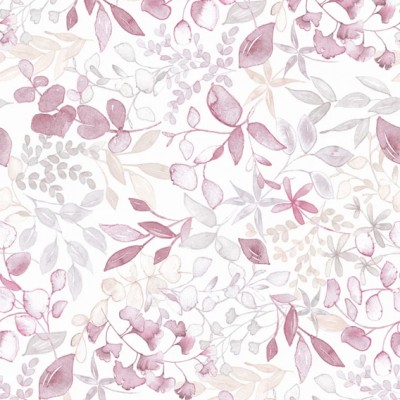 Tαπετσαρία Τοίχου A.S. Creation «Aquarell Dreams» 0.53x8.80m «Floral, Beige, Pink, Purple» 396922