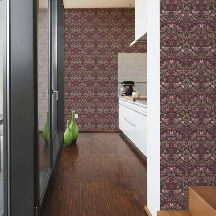 Ταπετσαρία Τοίχου 0.53x10.05m Architects Paper Art of Eden «Baroque, Floral, Beige, Purple, Red» 390562