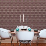 Ταπετσαρία Τοίχου 0.53x10.05m Architects Paper Art of Eden «Baroque, Floral, Beige, Purple, Red» 390562