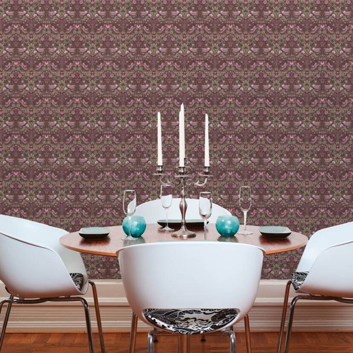 Ταπετσαρία Τοίχου 0.53x10.05m Architects Paper Art of Eden «Baroque, Floral, Beige, Purple, Red» 390562