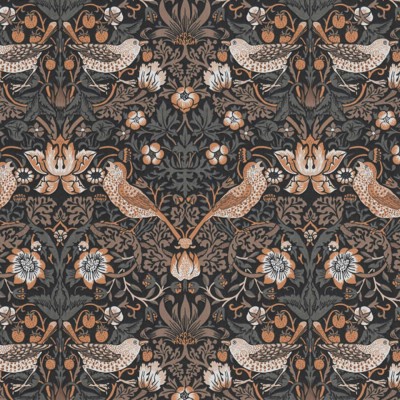 Ταπετσαρία Τοίχου 0.53x10.05m Architects Paper Art of Eden «Baroque, Floral, Black, Grey, Orange» 390563