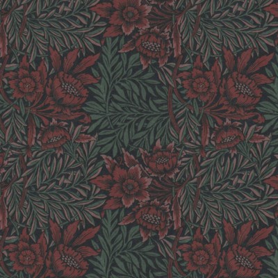 Ταπετσαρία Τοίχου 0.53x10.05m Architects Paper Art of Eden «Baroque, Floral, Black, Green, Red» 390581