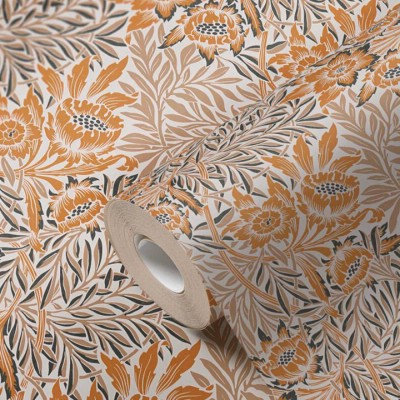 Ταπετσαρία Τοίχου 0.53x10.05m Architects Paper Art of Eden «Baroque, Floral, Beige, Grey, Orange» 390582