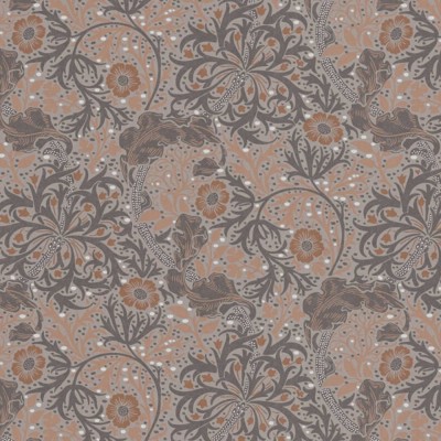 Ταπετσαρία Τοίχου 0.53x10.05m Architects Paper Art of Eden «Baroque, Floral, Brown, Orange, Red» 390593