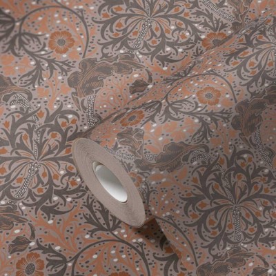 Ταπετσαρία Τοίχου 0.53x10.05m Architects Paper Art of Eden «Baroque, Floral, Brown, Orange, Red» 390593