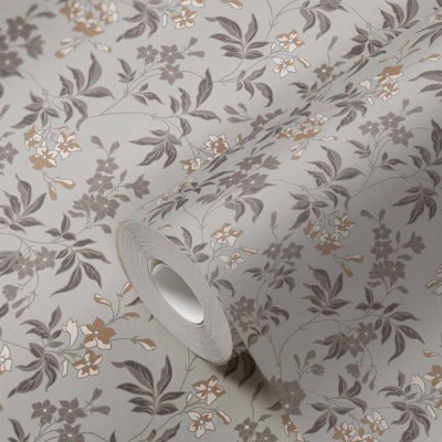 Ταπετσαρία Τοίχου 0.53x10.05m Architects Paper Art of Eden «Cottage, Floral, Brown, Grey» 390632