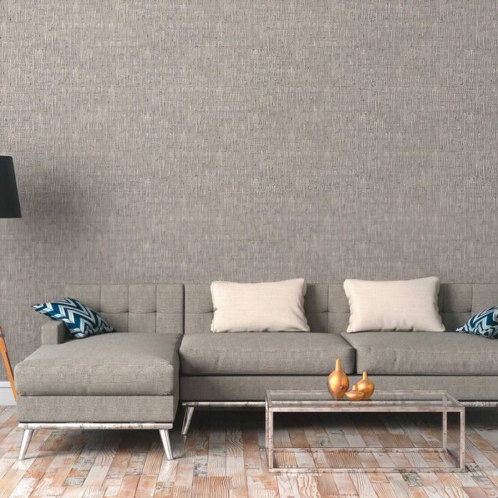 Ταπετσαρία Τοίχου 0.53x10.05m A.S. Création Attractive 2 «Uni, Beige, Brown» 354419