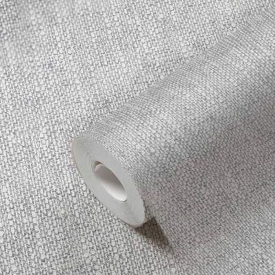 Ταπετσαρία Τοίχου 0.53x10.05m A.S. Création Attractive 2 «Uni, Grey» 354426