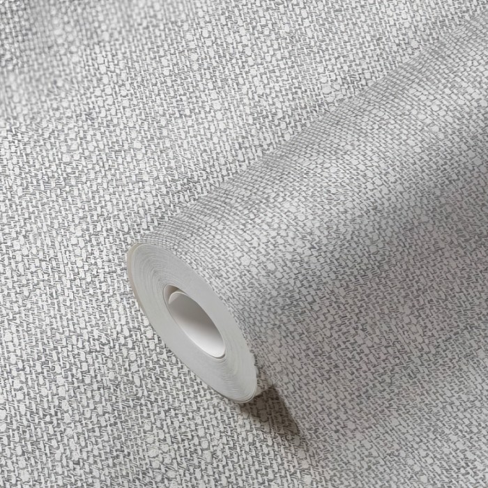 Ταπετσαρία Τοίχου 0.53x10.05m A.S. Création Attractive 2 «Uni, Grey» 354426