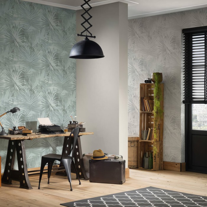 Ταπετσαρία Τοίχου 0.53x10.05m A.S. Création Attractive 2 «Jungle, Cream, Grey, White» 363851