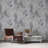 Ταπετσαρία Τοίχου 0.53x10.05m A.S. Création Attractive 2 «Jungle, Black, Grey, White» 368203