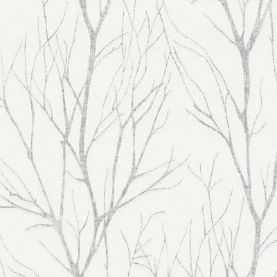 Ταπετσαρία Τοίχου 0.53x10.05m A.S. Création Attractive 2 «Floral, Beige, Grey, Taupe, White» 372602