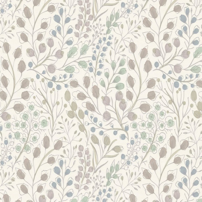 Ταπετσαρία Τοίχου 0.53x10.05m A.S. Création Attractive 2 «Floral, Blue, Green, Pink, White» 388471