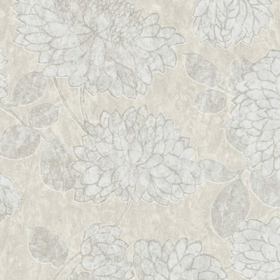 Ταπετσαρία Τοίχου 0.53x10.05m A.S. Création Attractive 2 «Floral, Beige, Cream, White, Yellow» 390252