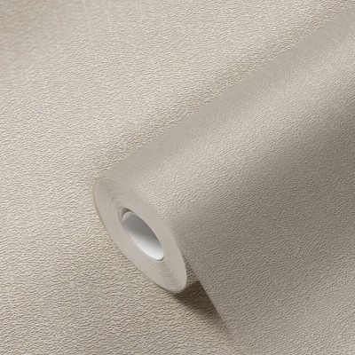 Ταπετσαρία Τοίχου 0.53x10.05m A.S. Création Attractive 2 «Uni, Beige, Metallic, Taupe» 390262