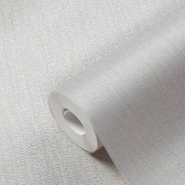 Ταπετσαρία Τοίχου 0.53x10.05m A.S. Création Attractive 2 «Uni, Grey, Metallic, Silver» 390264