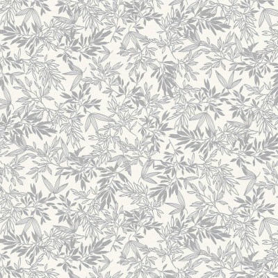 Ταπετσαρία Τοίχου 0.53x10.05m A.S. Création Attractive 2 «Floral, Grey, Metallic, Silver, White» 390281