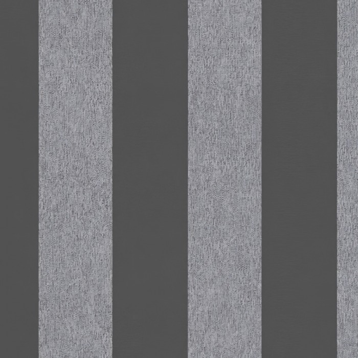 Ταπετσαρία Τοίχου 0.53x10.05m A.S. Création Attractive 2 «Stripes, Black, Grey» 390294