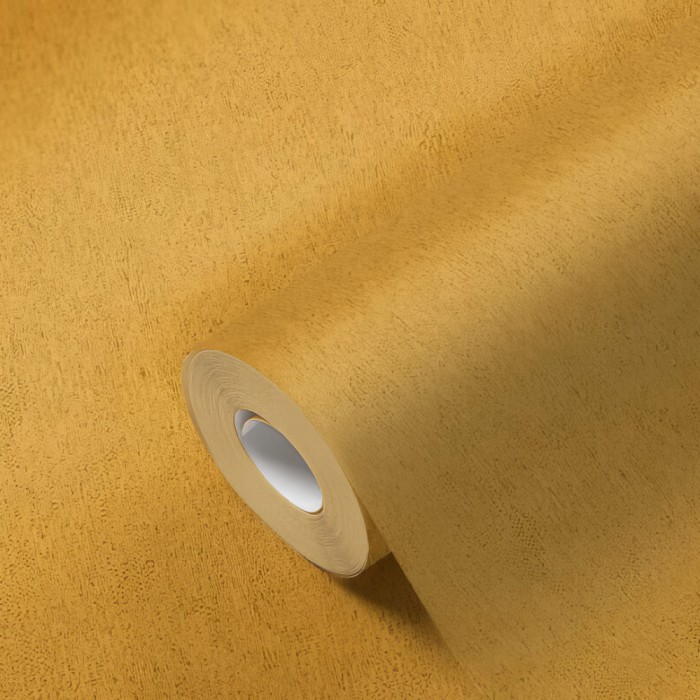 Ταπετσαρία Τοίχου 0.53x10.05m A.S. Création Attractive 2 «Uni, Yellow» 390307