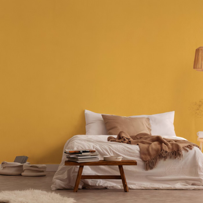 Ταπετσαρία Τοίχου 0.53x10.05m A.S. Création Attractive 2 «Uni, Yellow» 390307