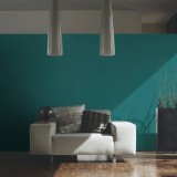 Ταπετσαρία Τοίχου 0.53x10.05m A.S. Création Attractive 2 «Uni, Blue, Green» 390309