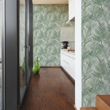 Ταπετσαρία Τοίχου 0.53x10.05m A.S. Création Attractive 2 «Floral, Cream, Green, White» 390381