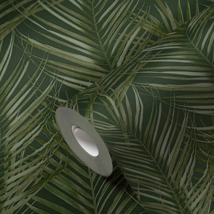 Ταπετσαρία Τοίχου 0.53x10.05m A.S. Création Attractive 2 «Floral, Green» 390385