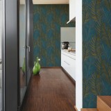 Ταπετσαρία Τοίχου 0.53x10.05m A.S. Création Attractive 2 «Floral, Blue, Grey, Yellow» 390387