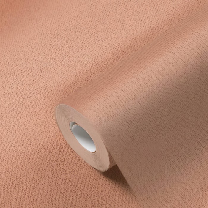 Ταπετσαρία Τοίχου 0.53x10.05m A.S. Création Attractive 2 «Uni, Brown, Orange» 390396