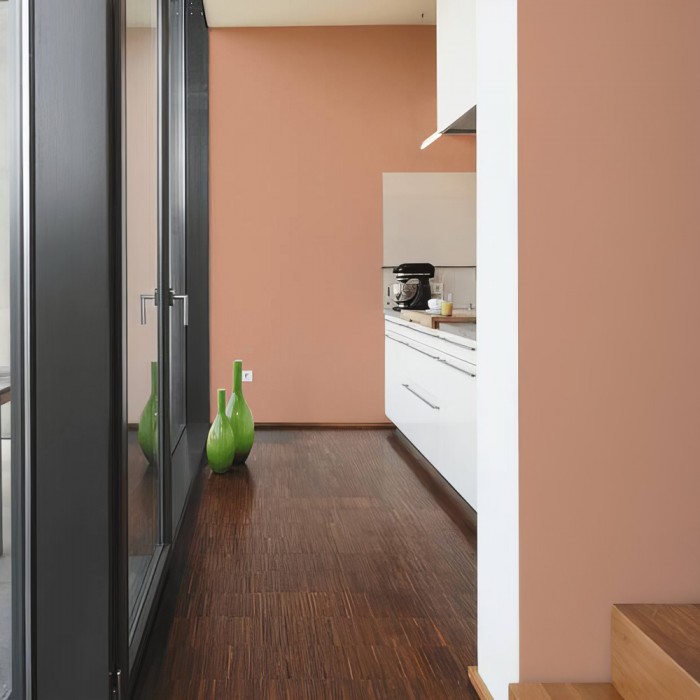 Ταπετσαρία Τοίχου 0.53x10.05m A.S. Création Attractive 2 «Uni, Brown, Orange» 390396