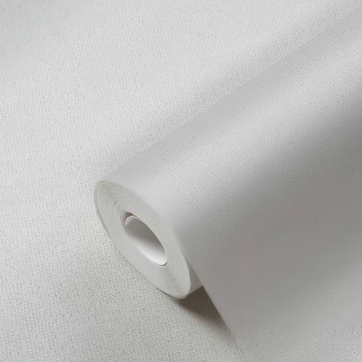 Ταπετσαρία Τοίχου 0.53x10.05m A.S. Création Attractive 2 «Uni, Grey» 390397