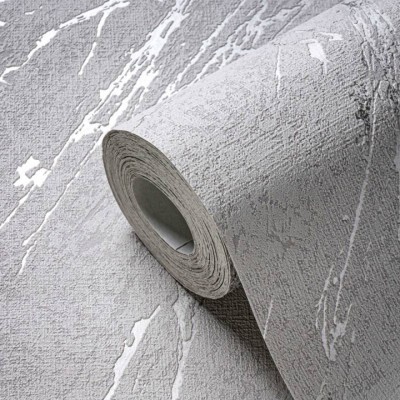 Ταπετσαρία Τοίχου 0.53x10.05m A.S. Création Casual Living «Stone, Grey, Metallic, Silver» 393361