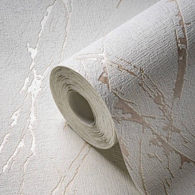 Ταπετσαρία Τοίχου 0.53x10.05m A.S. Création Casual Living «Stone, Cream, Gold, Metallic, White» 393363