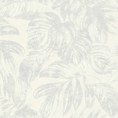 Ταπετσαρία Τοίχου 0.53x10.05m A.S. Création Casual Living «Floral, Grey, Metallic, Silver, White» 393403