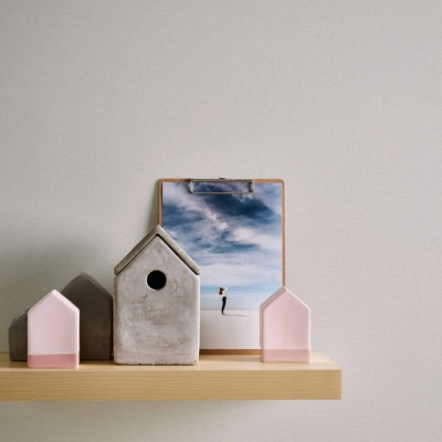 Ταπετσαρία Τοίχου 0.53x10.05m A.S. Création Casual Living «Uni, Beige, Cream» 395471