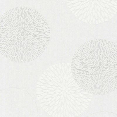 Ταπετσαρία Τοίχου 0.53x10.05m A.S. Création Casual Living «Graphics, Floral, Cream, White» 937922