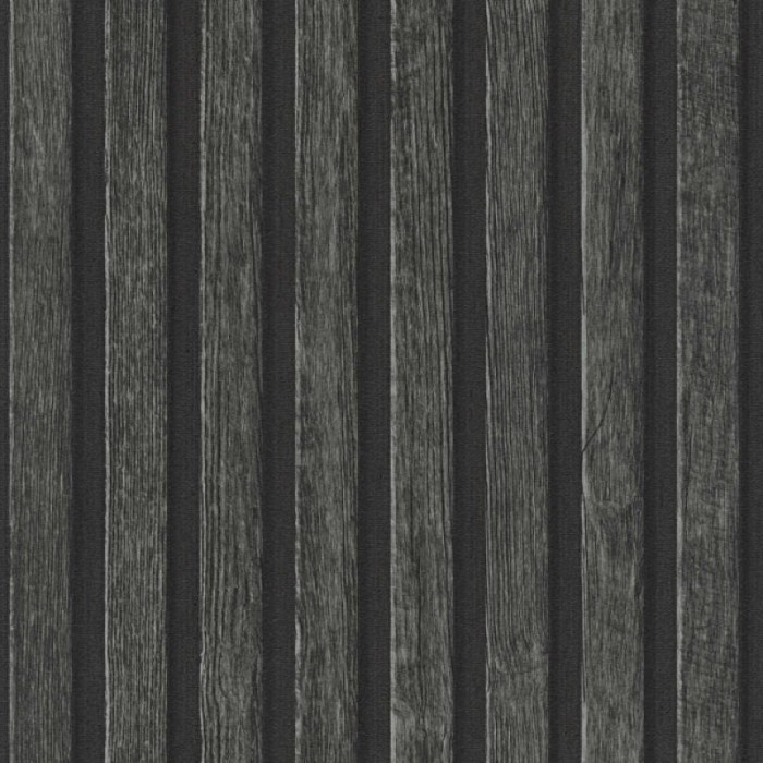 Tαπετσαρία Τοίχου A.S. Creation «Elements II» 0.53x10.05m «Wood, Black, Grey» 391094