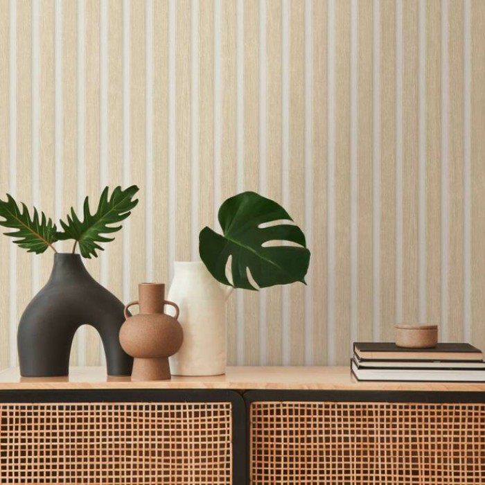 Tαπετσαρία Τοίχου A.S. Creation «Elements II» 0.53x10.05m «Beige, Cream, White» 391097