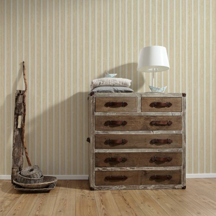 Tαπετσαρία Τοίχου A.S. Creation «Elements II» 0.53x10.05m «Beige, Cream, White» 391097