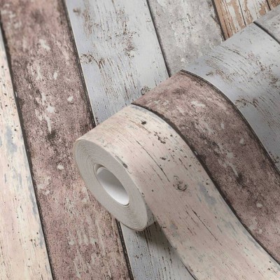 Tαπετσαρία Τοίχου A.S. Creation «Elements II» 0.53x10.05m «Wood, Cottage, Beige, Blue, Brown» 855039