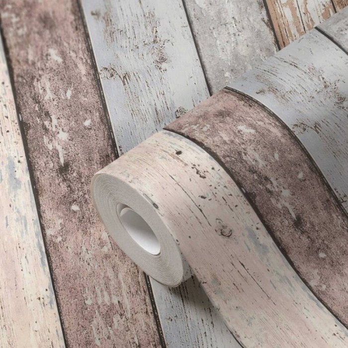 Tαπετσαρία Τοίχου A.S. Creation «Elements II» 0.53x10.05m «Wood, Cottage, Beige, Blue, Brown» 855039