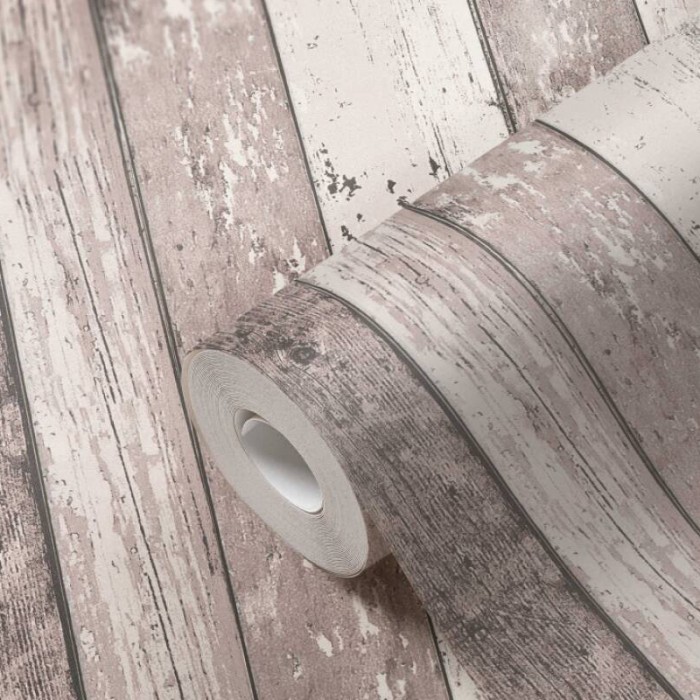 Tαπετσαρία Τοίχου A.S. Creation «Elements II» 0.53x10.05m «Wood, Cottage, Brown, Cream» 855053