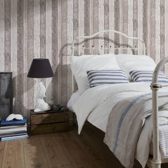 Tαπετσαρία Τοίχου A.S. Creation «Elements II» 0.53x10.05m «Wood, Cottage, Brown, Cream» 855053