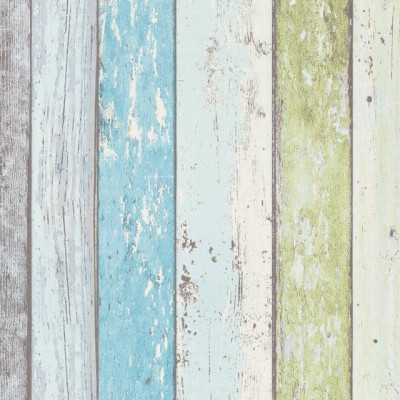 Tαπετσαρία Τοίχου A.S. Creation «Elements II» 0.53x10.05m «Wood, Cottage, Blue, Green, White» 855077
